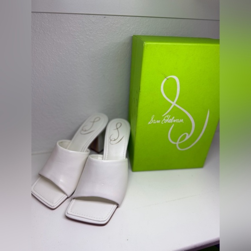 Sam Edelman Cream Women's Mules